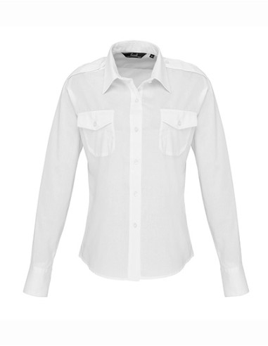 PRE-PR310-Womens Long Sleeve Pilot Shirt